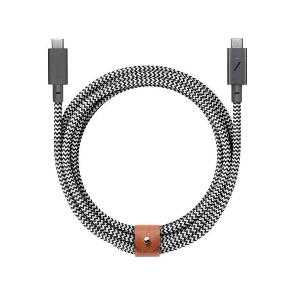 Native Union -  8' USB-C 240W Belt Cable - Zebra Zebra - Picture 1 of 3